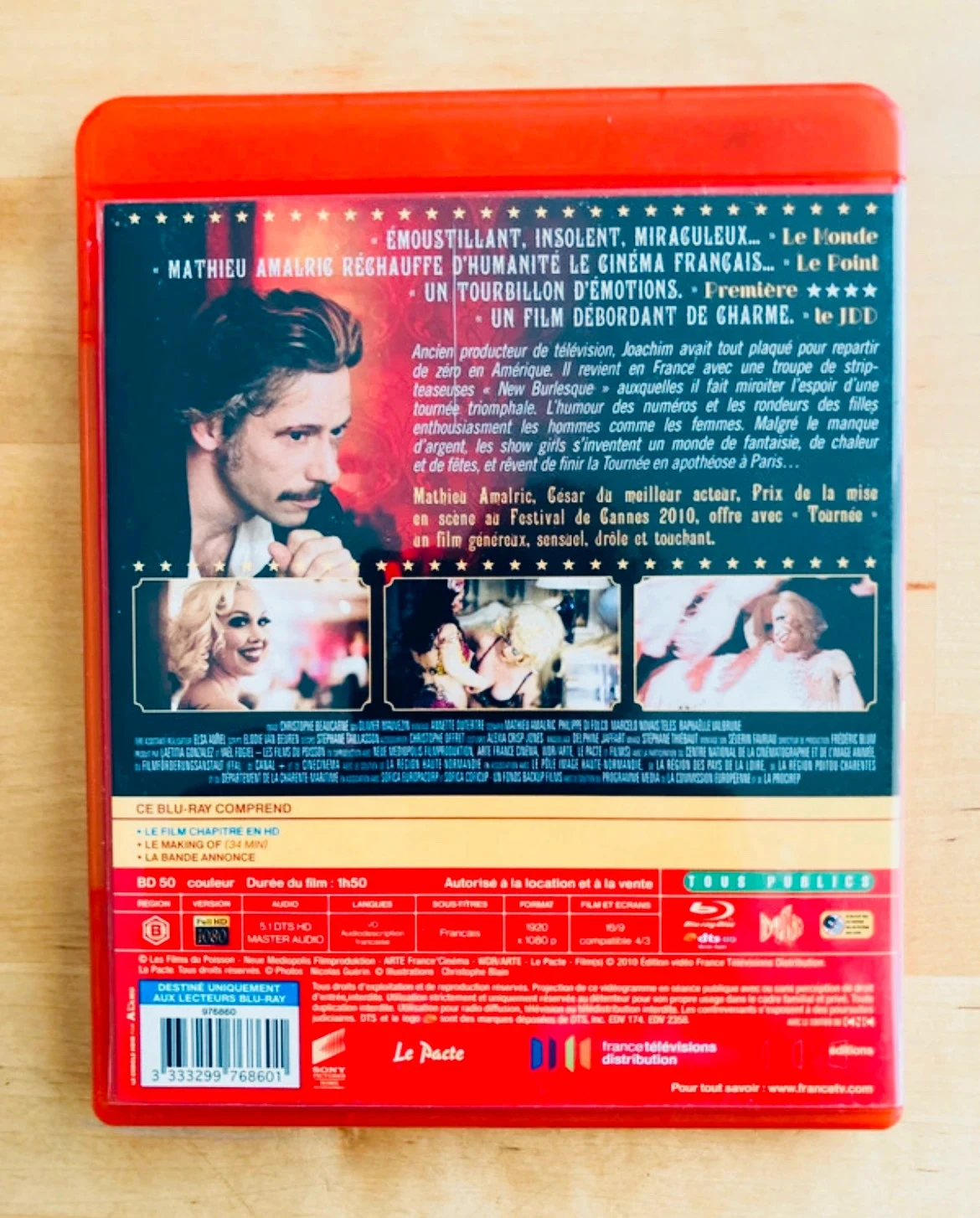 Blu-ray Tournée de Mathieu Amalric. – photo 3